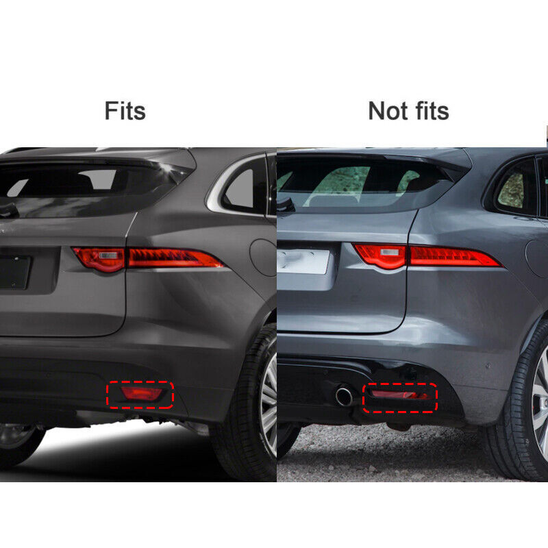 Right-hand rear bumper reflector fog lights suitable for Jaguar F-Pace 2017-2019