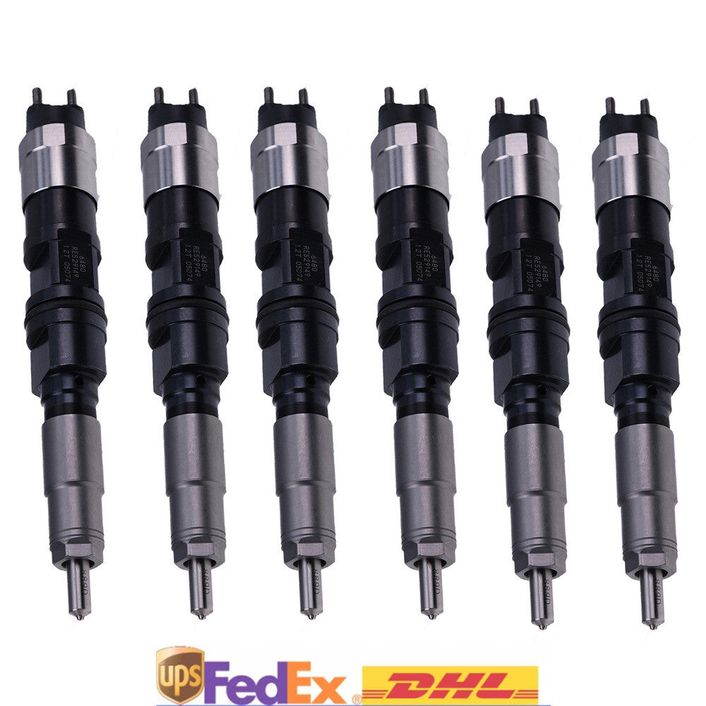 6X Fuel Injector DZ100221 SE501947 for 260E 310E 670G 672G 770G 6090