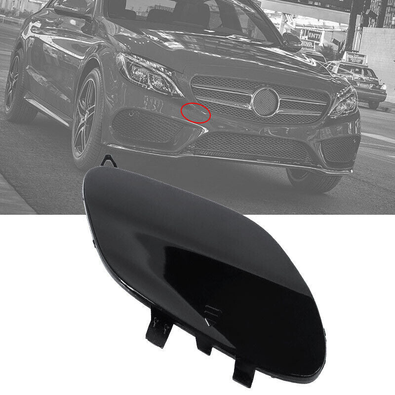 Front bumper tow hook cover suitable for Mercedes-Benz W205, C-Class, C300, C400, C350