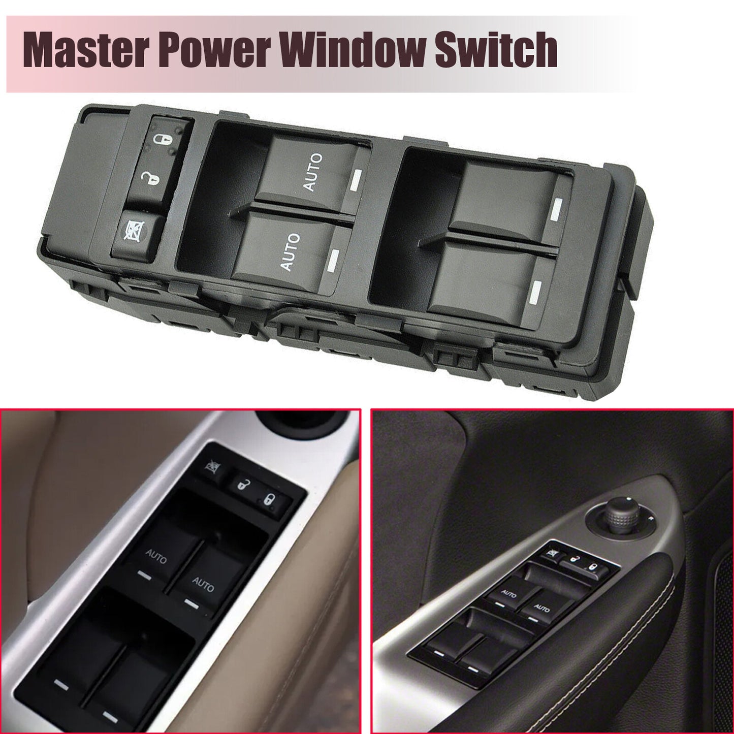 1x Master Power Window Switch Front Left for Chrysler 200 for Dodge Avenger Magnum