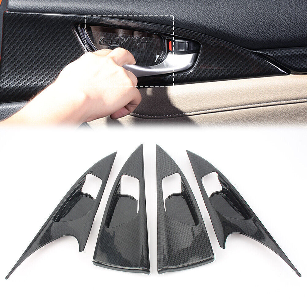 for Honda for Civic 10TH Gen 2016 2017 Car Door Interior Handle Bowl Cover Trim