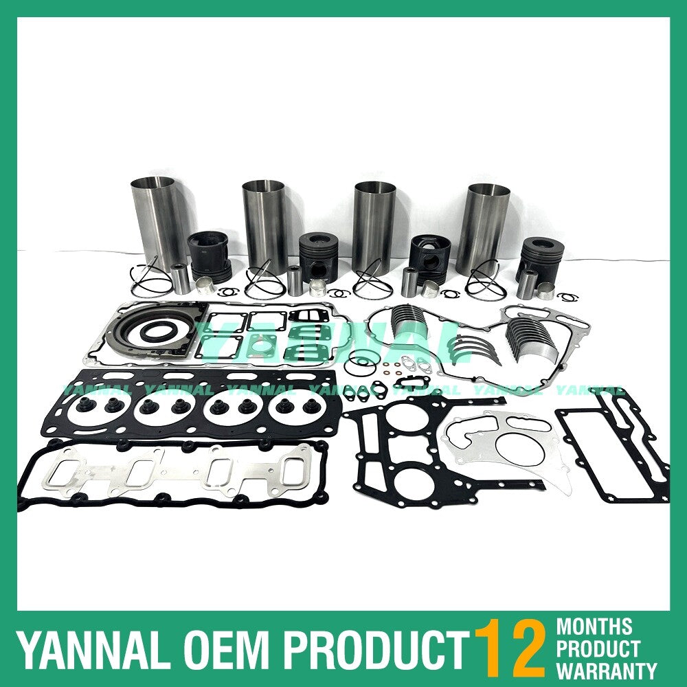 1104C-44 Overhaul and Rebuild Kit with Full Washer Bearing Kit for Perkins Engines