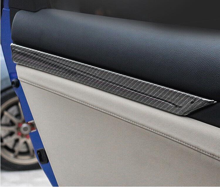 Carbon Fiber Inner Door Panel Strip Trim for Honda for Civic EX LX 2016-2021 Sedan