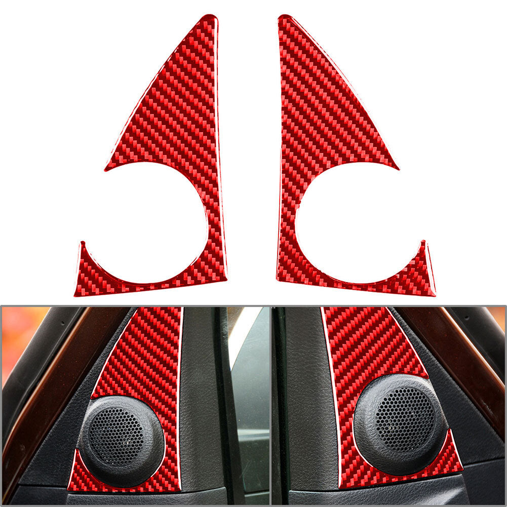 2Pcs Carbon Fiber A Pillar Loudspeaker Panel Trim for Toyota Tundra 2014-21 2020