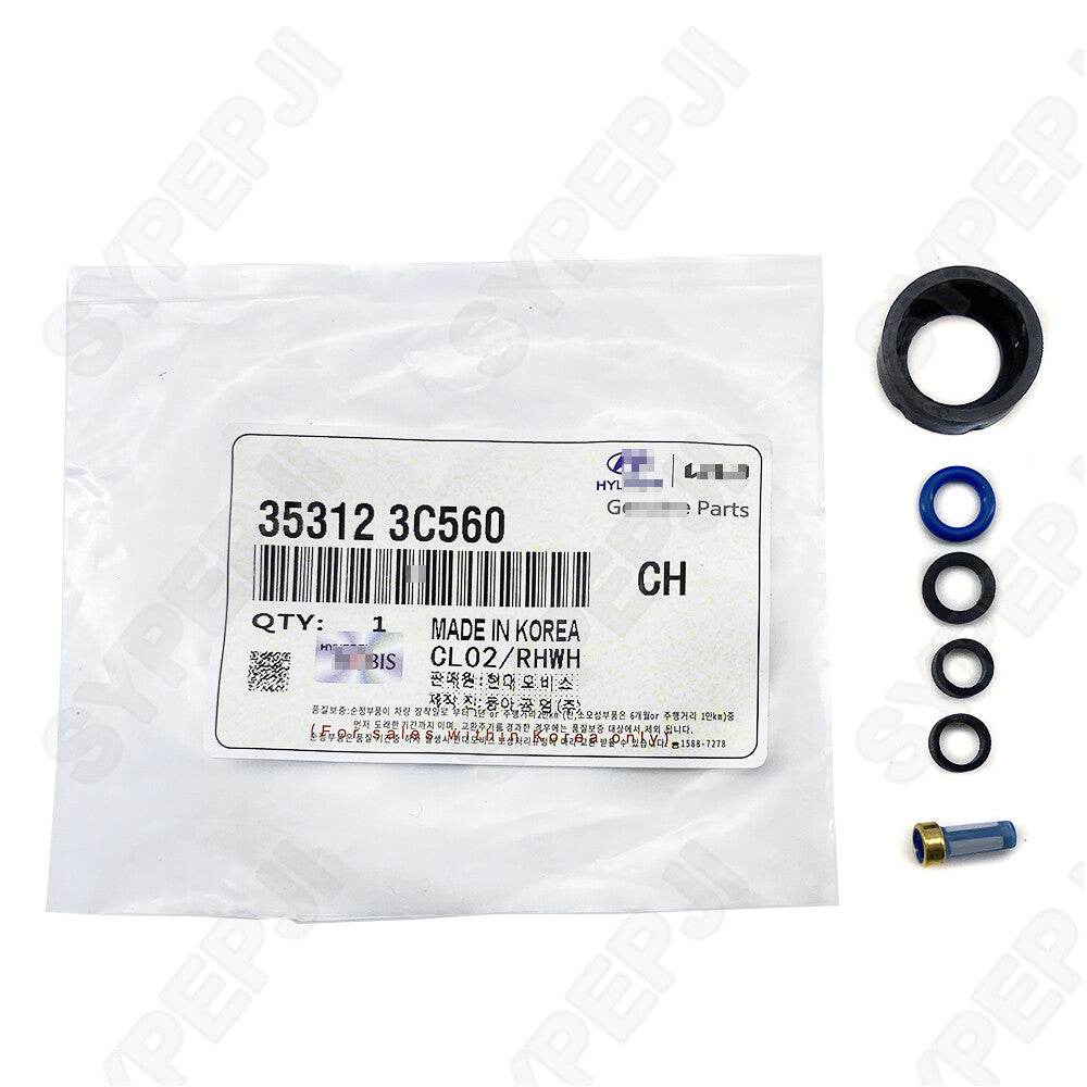 Fuel injector O-ring seal for 2012-19 for HYUNDAI Santa Fe for Kia Sorento V6 353123C710