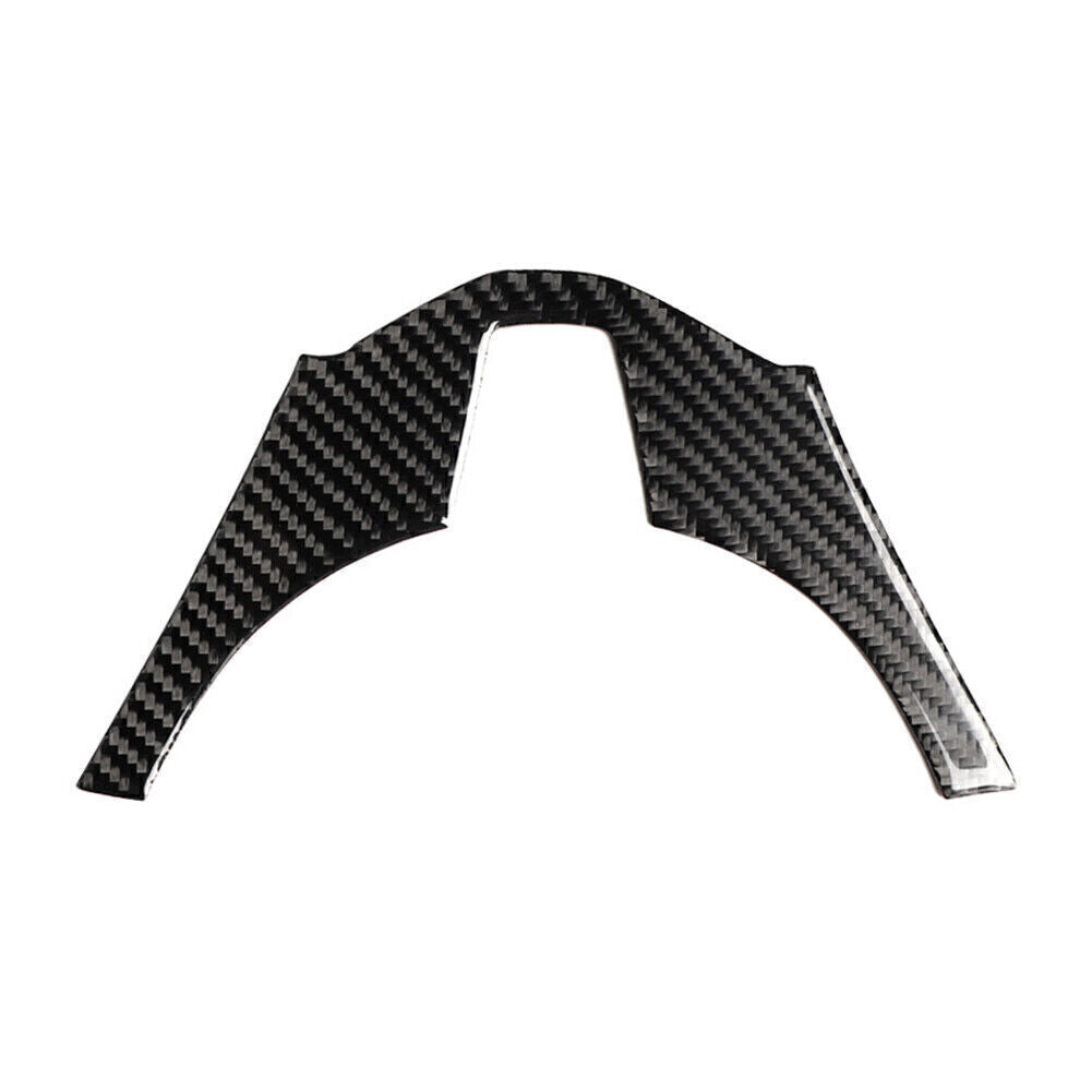Interior Steering Wheel Trim Cover for Mazda 3 Axela 2014 2015 2016 Carbon Fiber