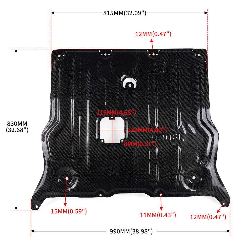 Skid Plate for Tesla Model 3  for Model Y 2017 18 19-2024 Under Engine Guard Cover