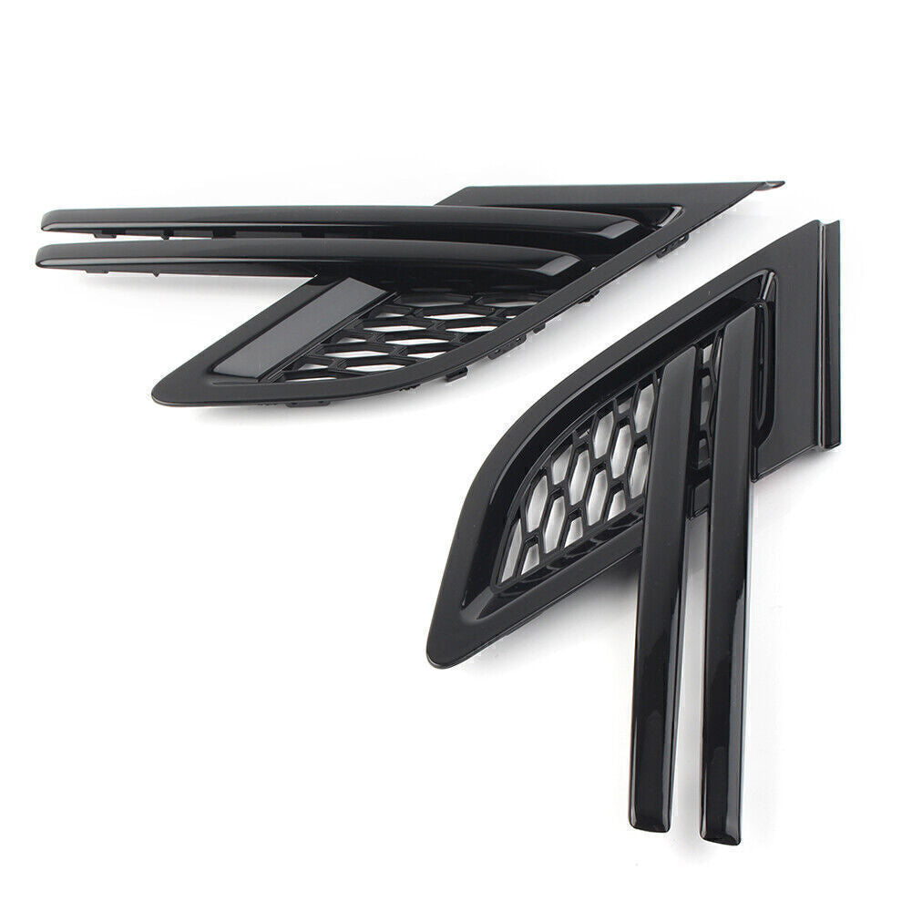 Side Front Grille Mesh Grill Vent Fit for Land Rover for Range Rover Sport 2014-17 2PCS