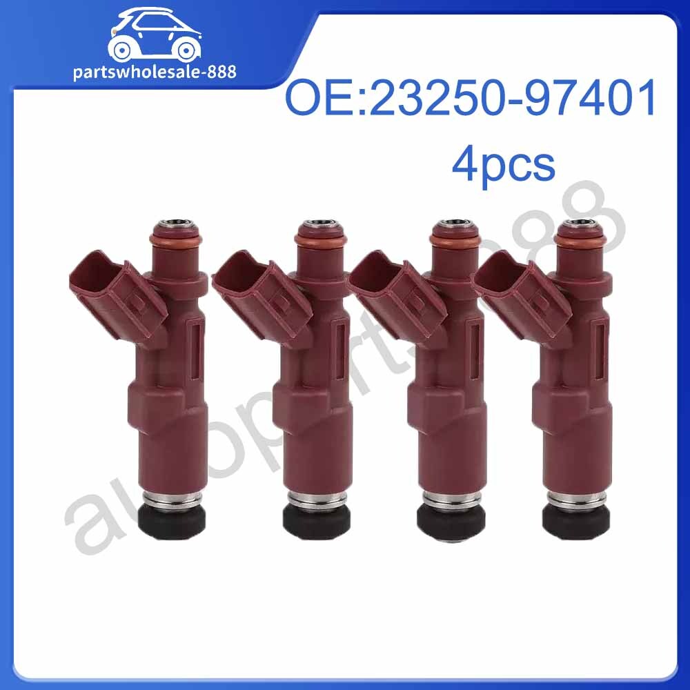 23250-97401 4PCS Fuel Injectors for Toyota Avanza F601RM 1.3L for Daihatsu Terios