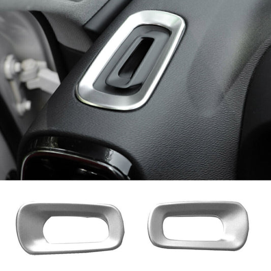 Inner Dashboard Air Outlet Vent Trim ABS Fit for Volvo XC40 2018-2022 Matte Silver