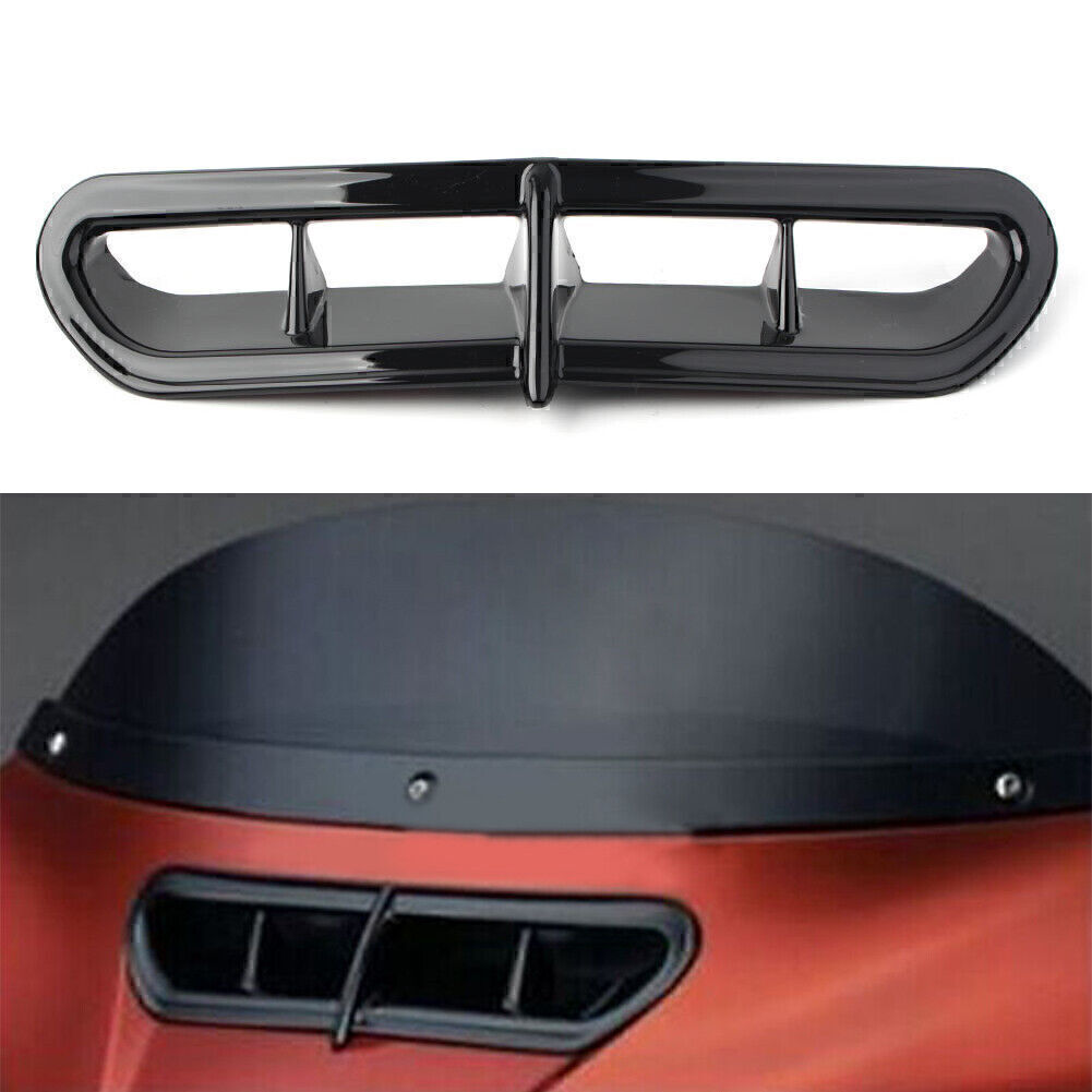 Fairing Black Vent Air Duct Bezel Fit for Harley 2014-15 Touring Electra Tri-Glide
