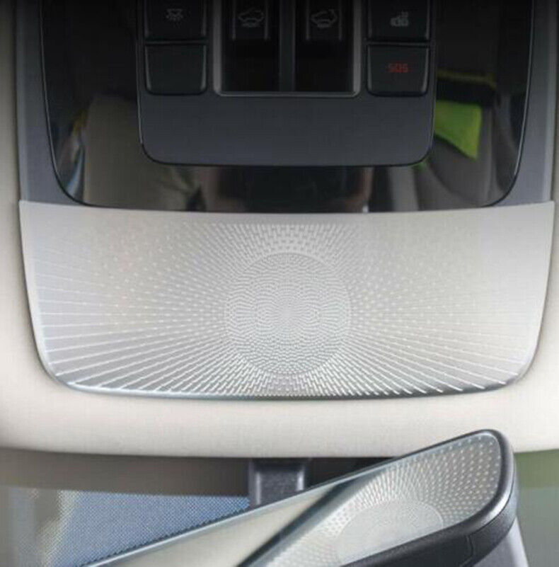 for Kia Carnival 2022-2023 Matte Silver Front Reading Light Speaker Cover Trim