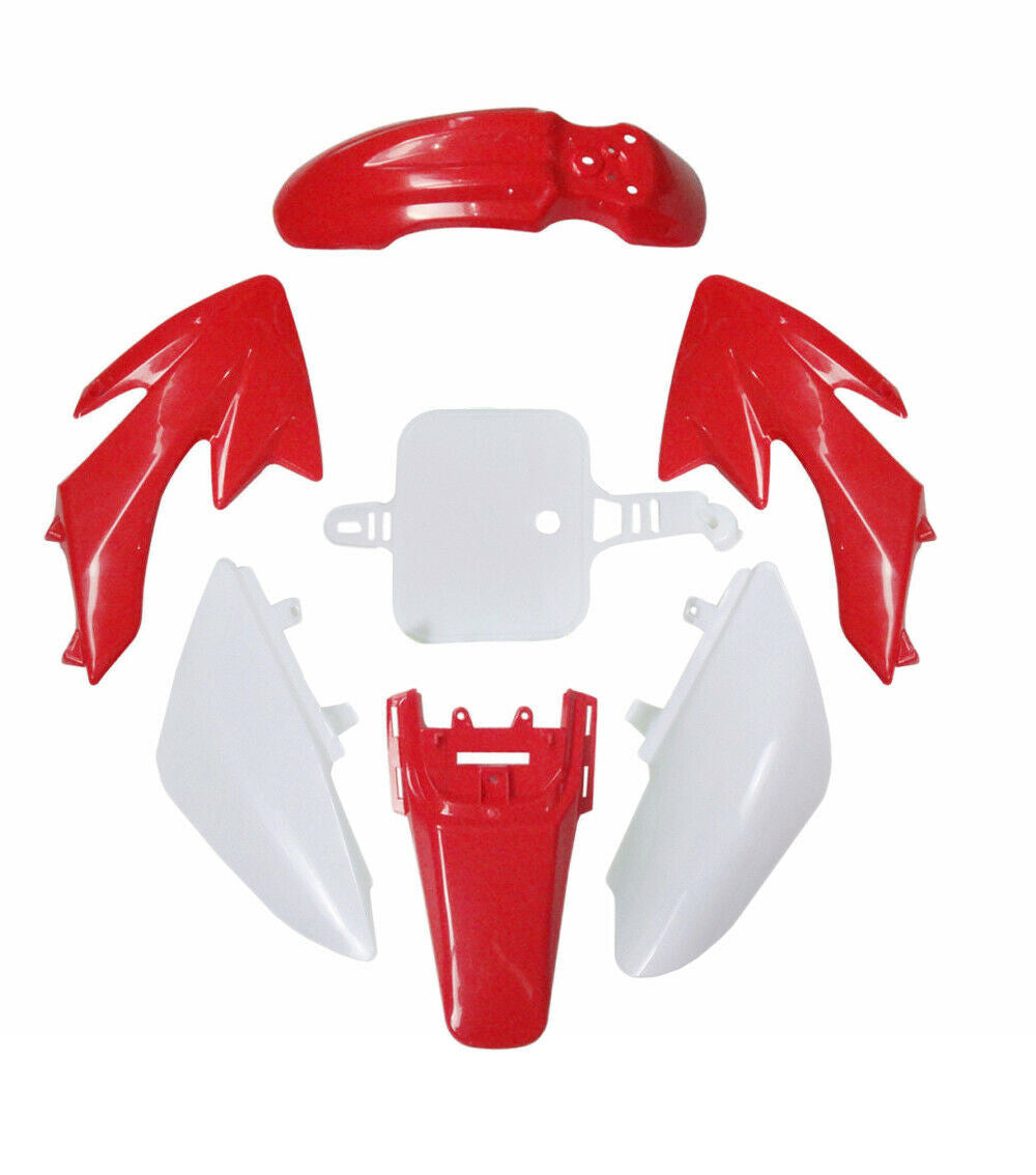 Plastic kit, fuel tank, for seat , 7/8 handlebars, Fo, for Honda CRF50 XR50 Dirt Pit, SSR bicycle.