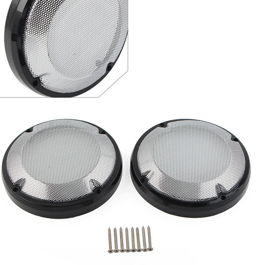 6.5 Saddlebag Lid Speaker Grill Cover for Harley Touring Electra Gliber