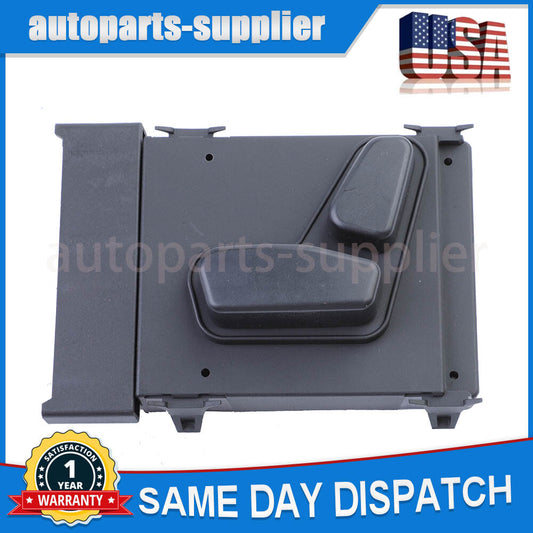 The power for seat switch is located on the front left of the 2015-19 for Dodge for Challenger and 2008-2012 for Jeep Liberty.