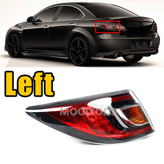 Outer Side LED Rear Tail Light Brake Lamp Red Left for Mazda 6 GH 2008-2010