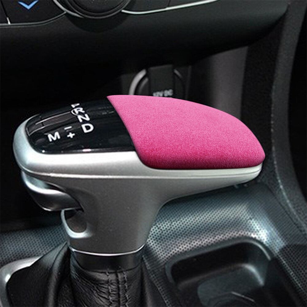 Suede Pink Gear Shift Knob Cover for Dodge for Challenger /Charger 2015+ Accessories