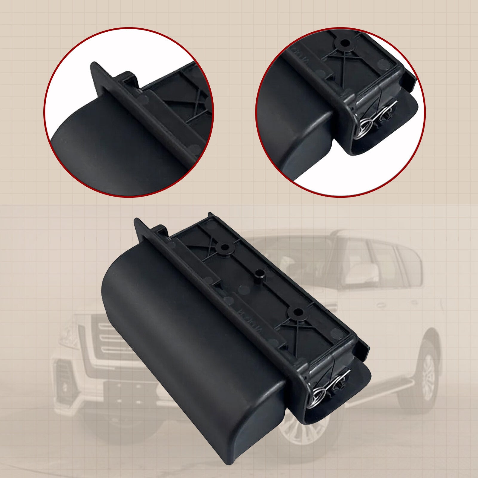 US for NISSAN for INFINITI QX56/80 ARMADA REAR for SEAT ARMREST CUP HOLDER 88741-1LK3D