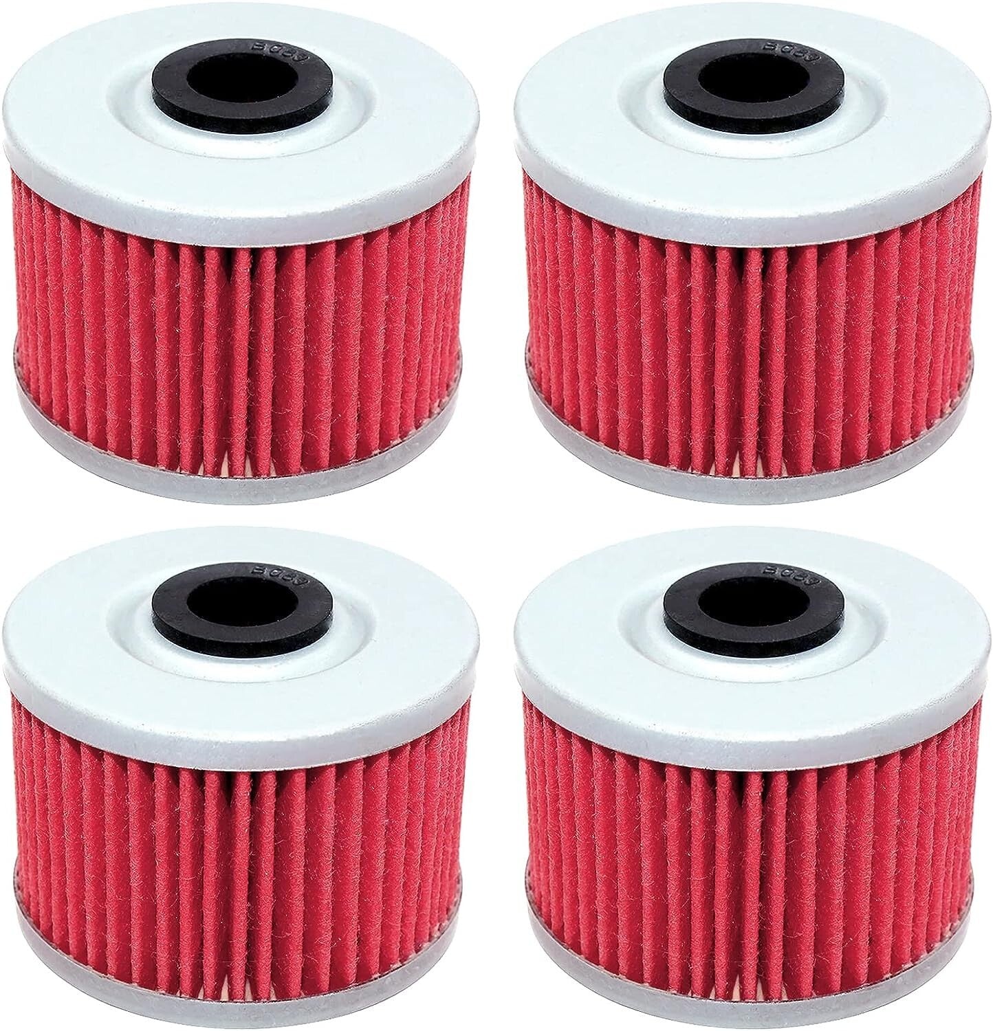 4 Pack Motorcycle Oil Filters for Kawasaki KLX110L 2014-2016 KLX125 D-Tracker