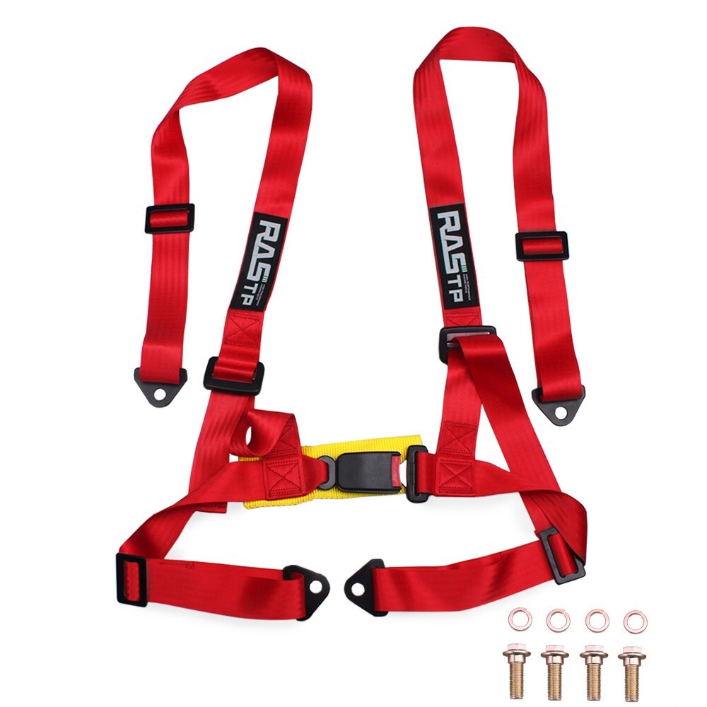 2 4 Point Racing Harness Universal for Seat Belt Safety Strap For UTV ATV Go-Kart