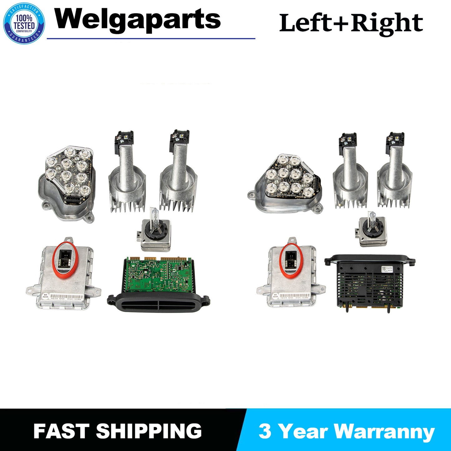 Xenon Ballast Bulb LED Module Diode Kit LH+RH for BMW 5 Series 528i 535i