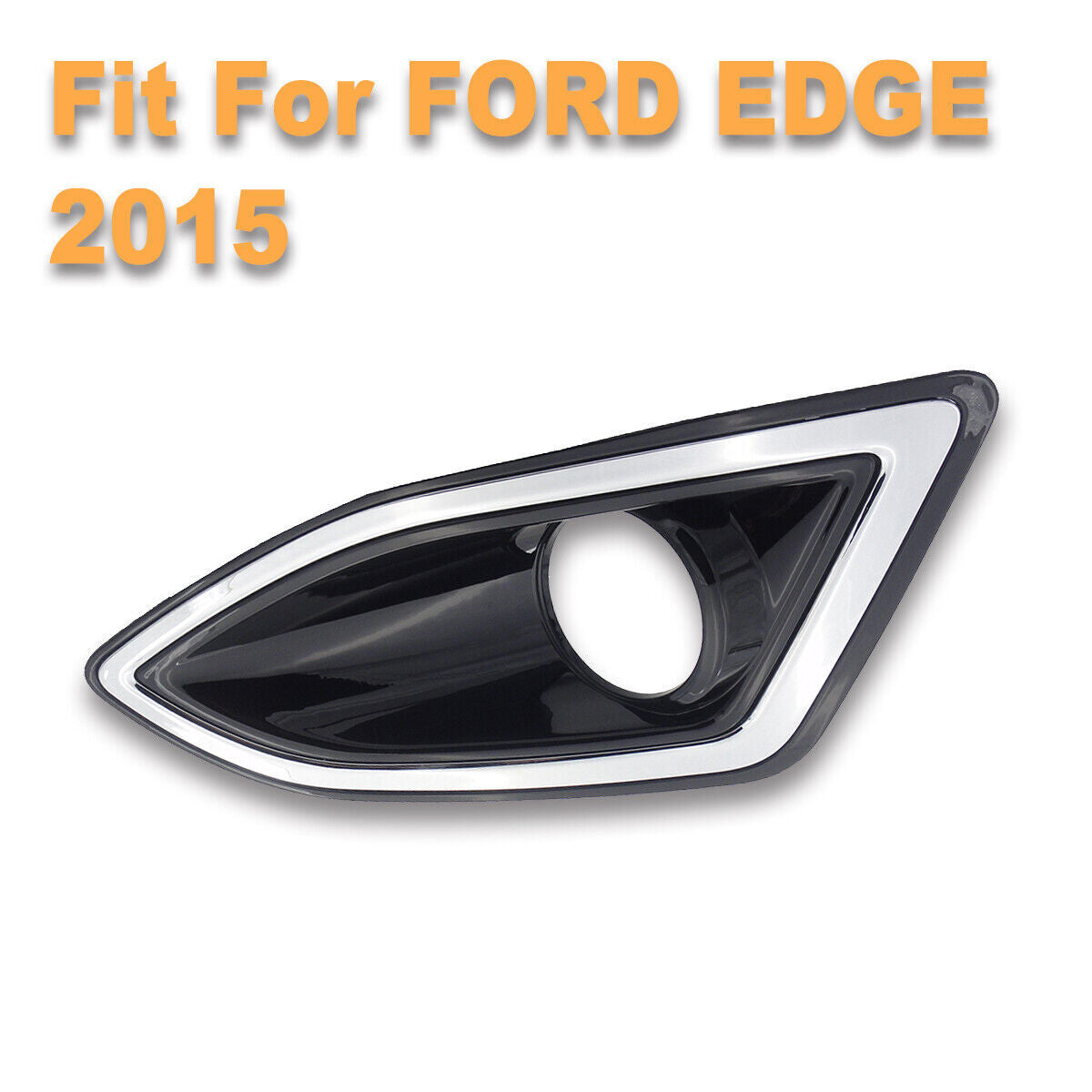 1Pcs Front Bumper Fog Light Cover Bezel Trim Left Driver Side for Ford Edge 2015