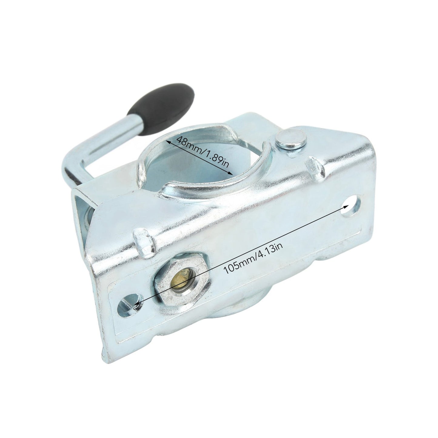 48mm Wheel Clamp Trailer Jack Wheel Split Clamp Prop Stand Support