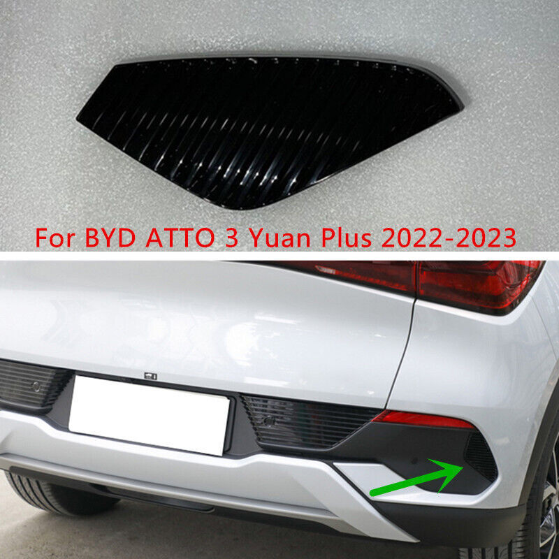 Right Side ABS Rear Bumper Cover Trim for BYD ATTO 3 Yuan Plus 2022-2023 1PCS