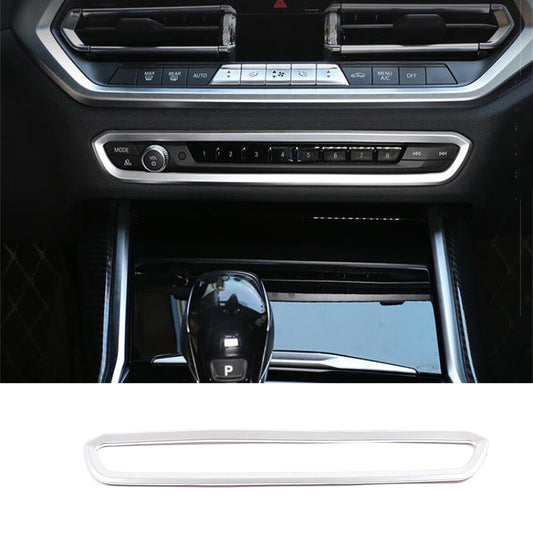 Silver ABS Central Control Volume Switch Trim for BMW 3 Series G20 G28 2019-2022