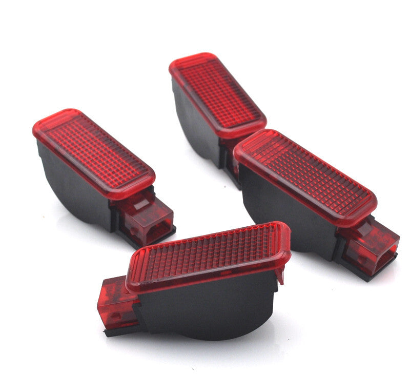 4x Red LED Door Courtesy Warning Light for Audi A3 A4 A5 A6 allroad Q3 Q5 Q7 Q8
