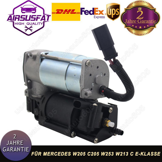 for Mercedes-Benz C E Class W205 C205 W253 W213 Air Suspension Compressor Pump