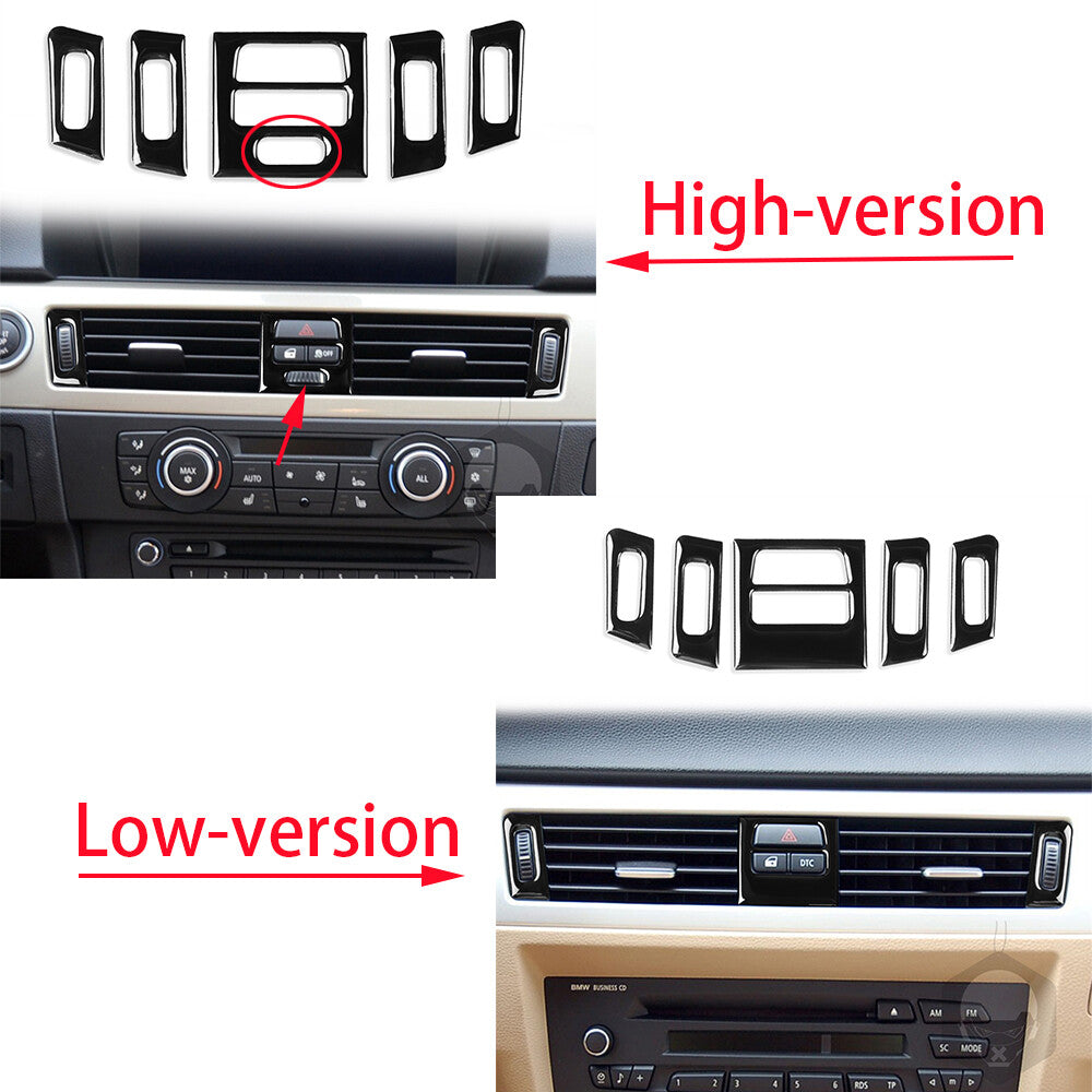 for BMW 3 Series E90 E92 E93 2005-2012 Black Air Conditioner Outlet Vent Cover¡Á5