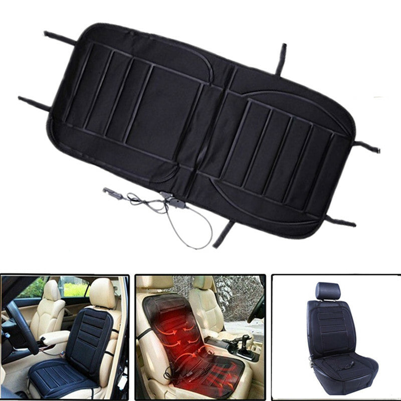 Car for Seat Mat Heater Universal 12V Heated Pad Heated Cushion Warmer High/Low Temp