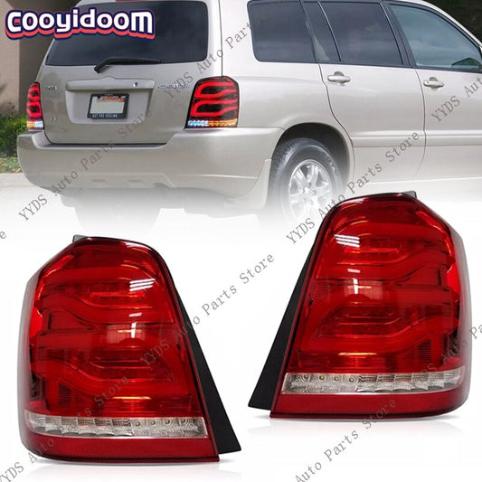 LHRH Side For 2001-2007 for Toyota Highlander 1st Gen(XU20) LED Red Tail Lights