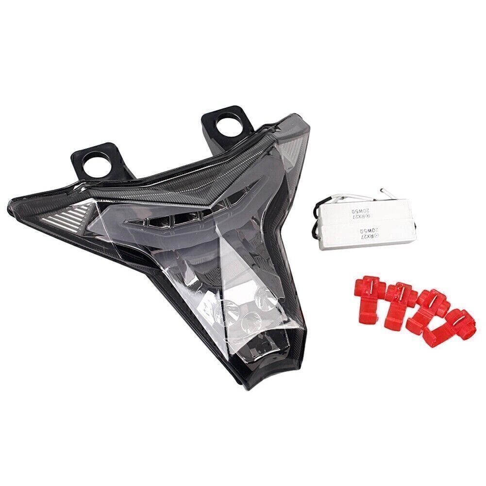 Motorcycle LED Rear Lamp Brake Stop Tail Light Fit for KAWASAKI Z1000 2014 15 Smoke