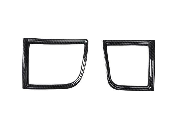 for Ford Explorer 2011-2019 Carbon Fiber Car Left And Right Air Outlet Vent Trim