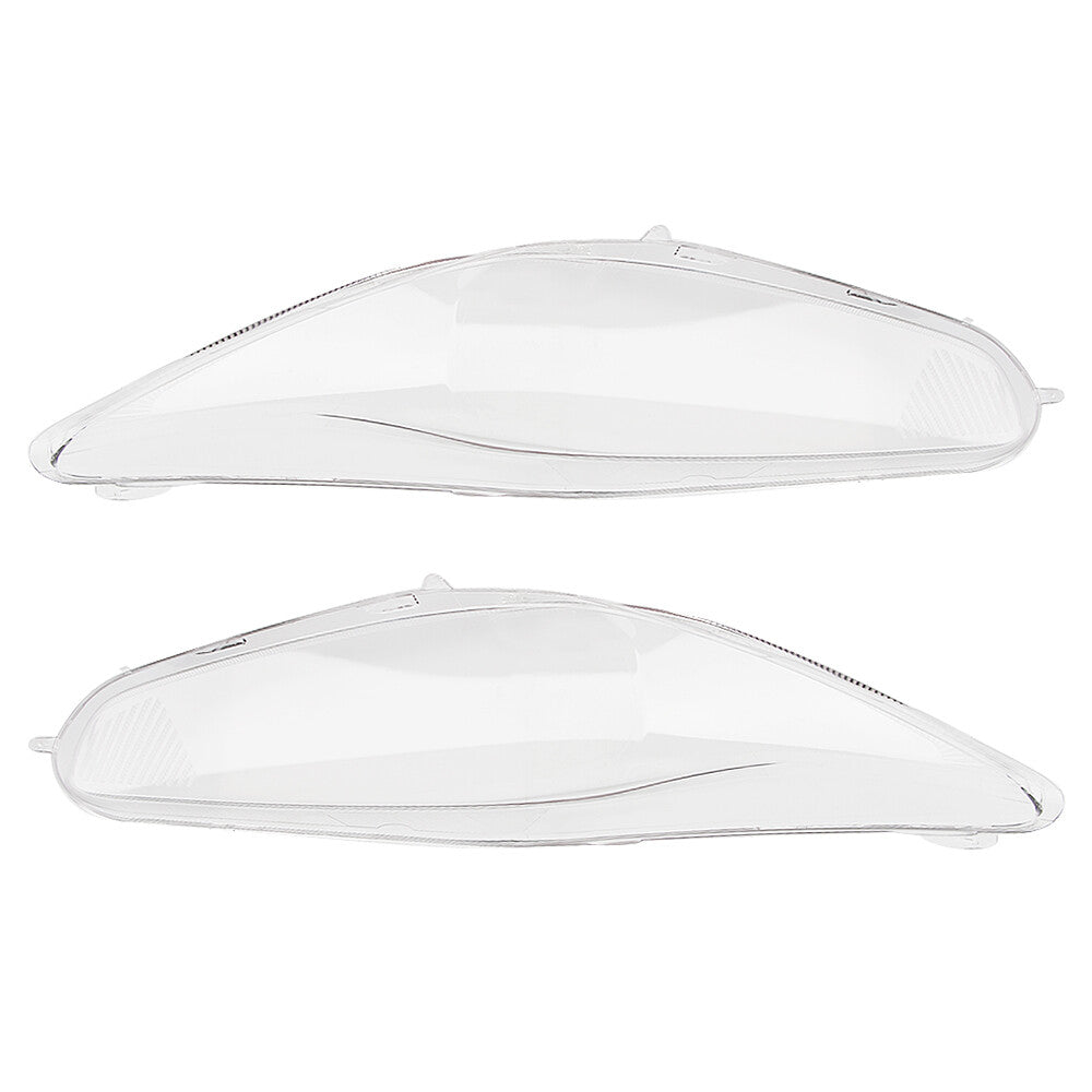 Two headlight protectors for Ford Fiesta 2014-2016 headlight lens cover - transparent housing