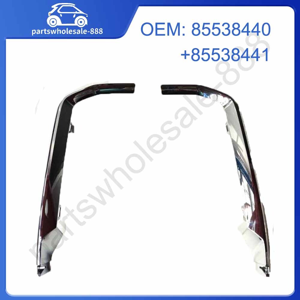 85538440 85538441 Pair Front Bumper Grille Bumper Molding for GMC Terrain 22-24
