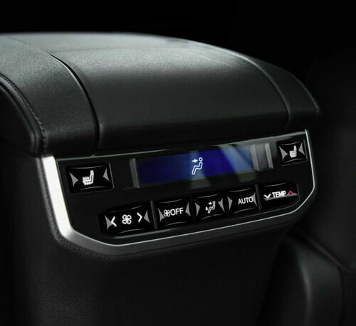 for Toyota Highlander 2020-2022 Black Rear Armrest AC Switch Control Button Trim