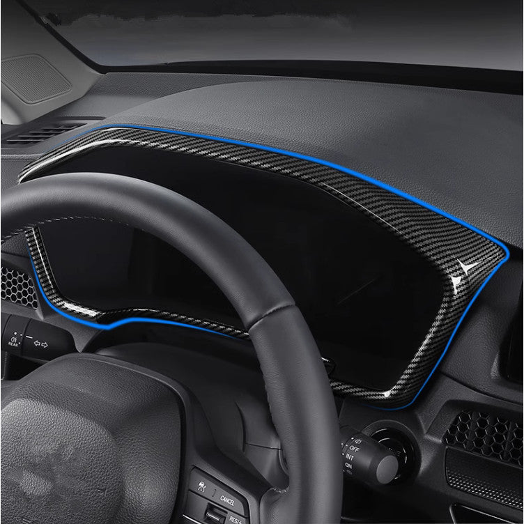 Carbon fiber ABS dashboard trim frame suitable for 2023 and 2024 for Honda CR-V.