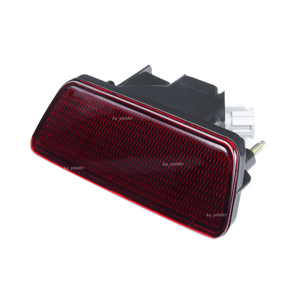 for Nissan for X-Trail T32 Rogue 2014-2020 Rear Tail Bumper Center Reflector ABS Red