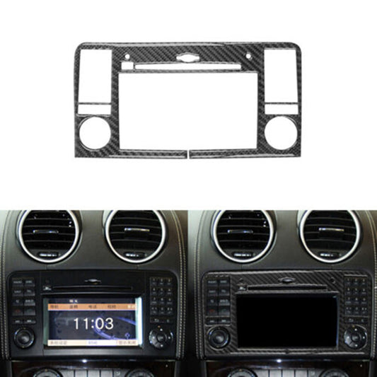 Carbon fiber navigation area trim for Mercedes-Benz M-class 06-11 type A