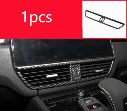 for Porsche for Cayenne 2019-2023 Carbon Fiber Dash Console Air Outlet Vent Frame