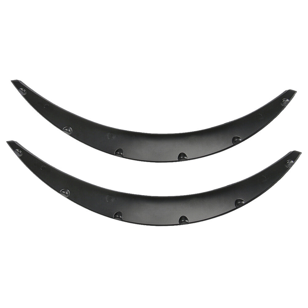 Flexible fender flare arch guard protection kit, black universal