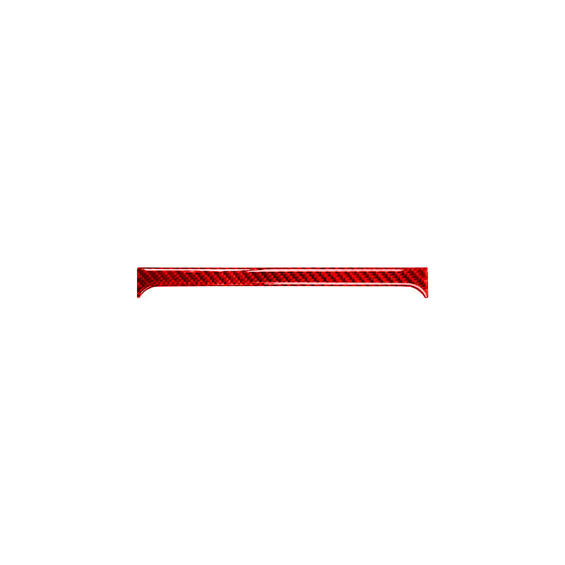 Red Carbon Fiber Below Radio Decorative Cover Trim for Honda S2000 2004-2009