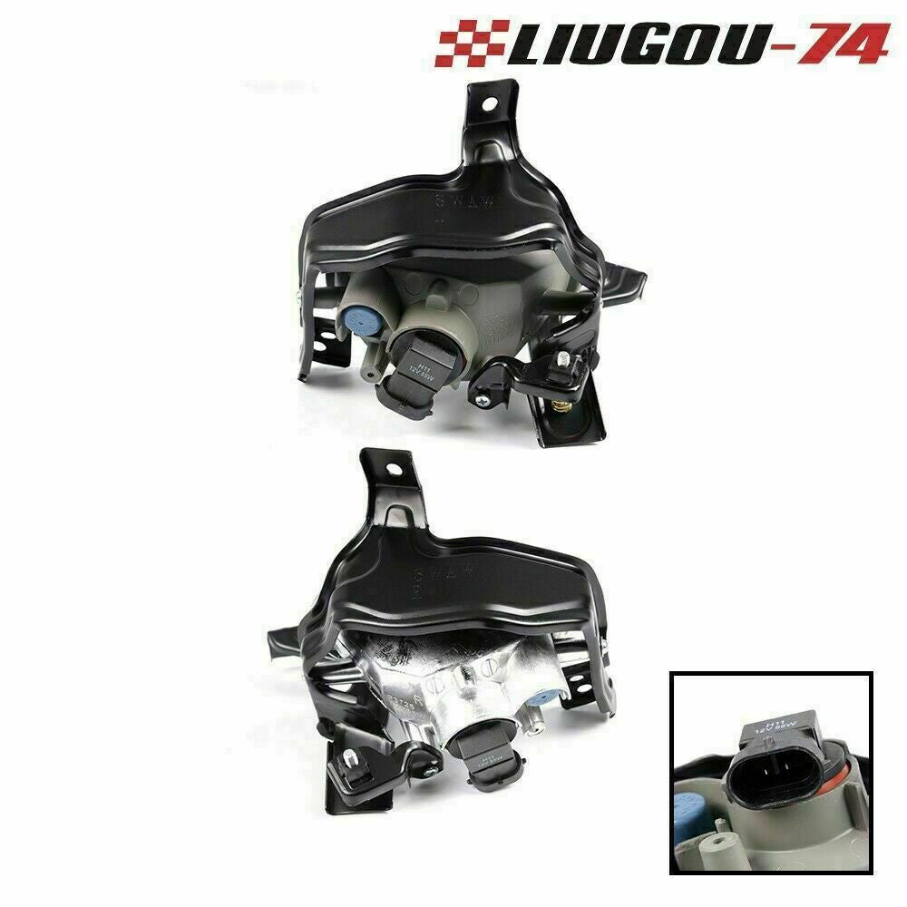 Transparent anti-collision fog lights 2X + switch + wiring suitable for Honda CR-V 2010-2011, new.