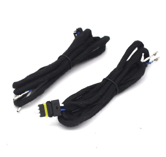 Retrofit pair Side Mirror Puddle Light cable harness for VW for Passat b8 2014 up
