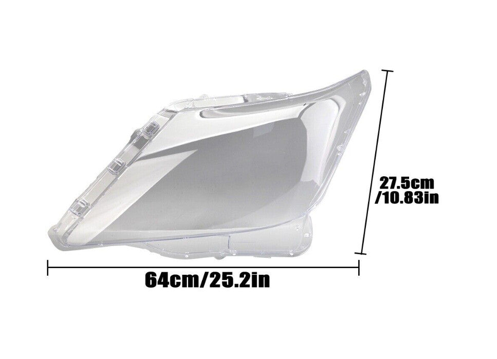 LeftRight Clear Lens Cover Headlight for Lexus LX 570 2007 2008 2009 2010-2012