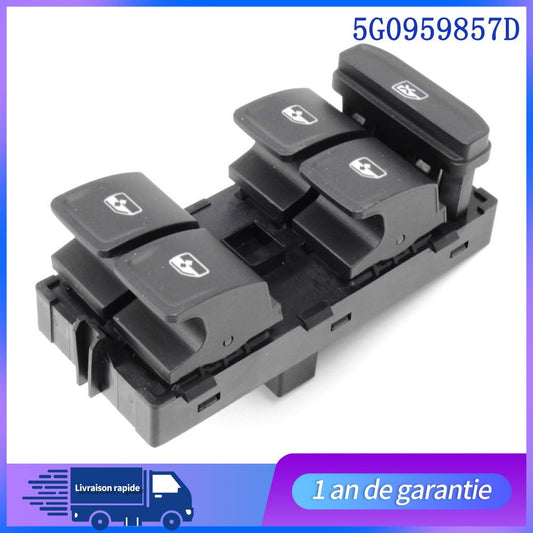 Bouton Commande Interrupteur de Leve vitre avant gauche 5G0959857B 5G0959857