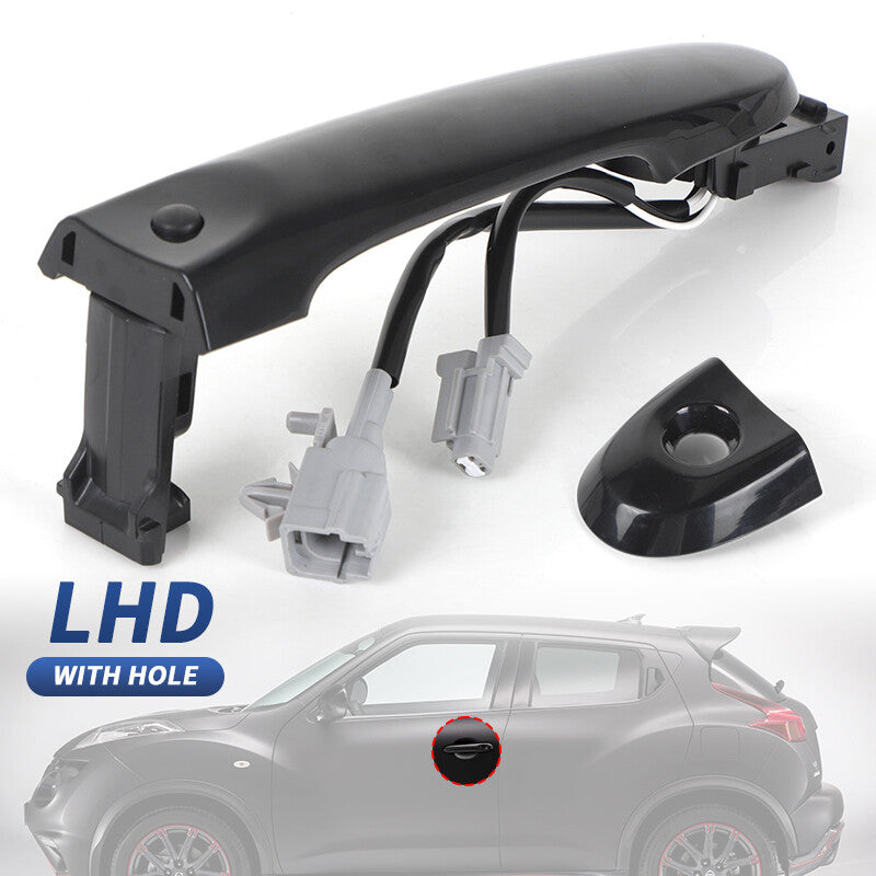 Driver Front Left Side Exterior Door Handle Black fit for Nissan Juke 2010-2019
